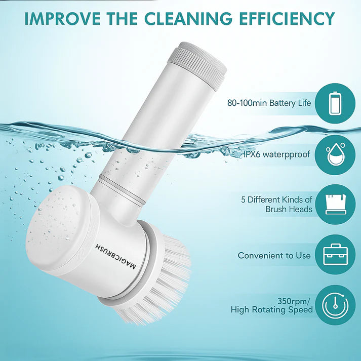 MagicBrush 5 in 1 electric scrubber