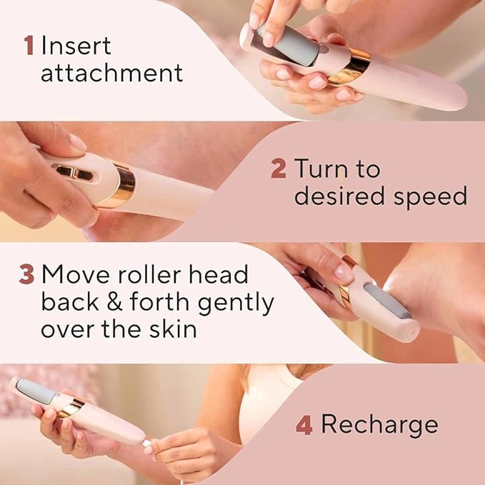 Professional Electric Callus Remover & Foot Scrubber – Smooth, Effortless Pedicure