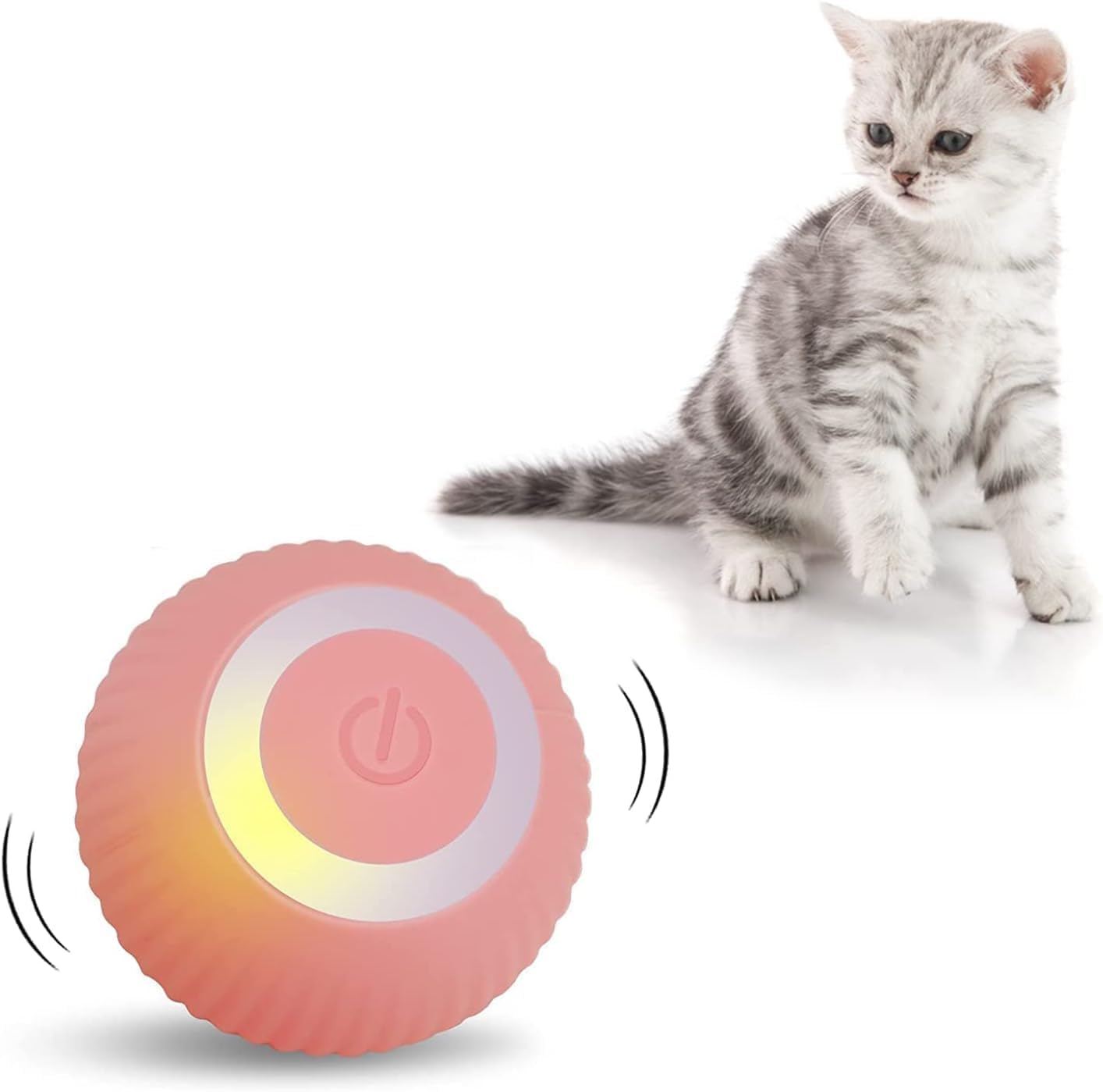 Smart Interactive Rolling Ball – Entertain & Exercise Pets • Fun, Safe & Self-Moving Toy